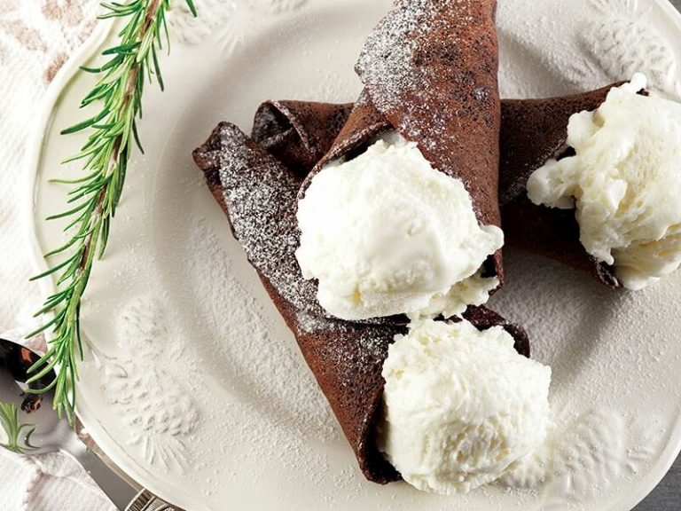 Dondurmalı Kakaolu Pancake