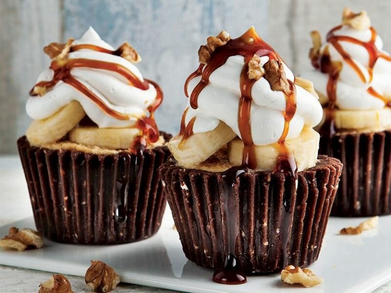 Kestaneli Ve Muzlu Mini Tart