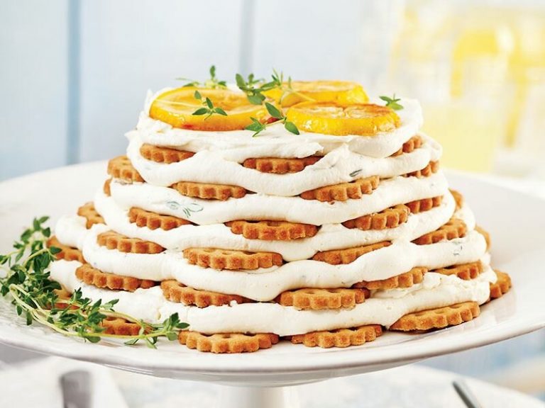 Limon Kremalı Bisküvi Pasta