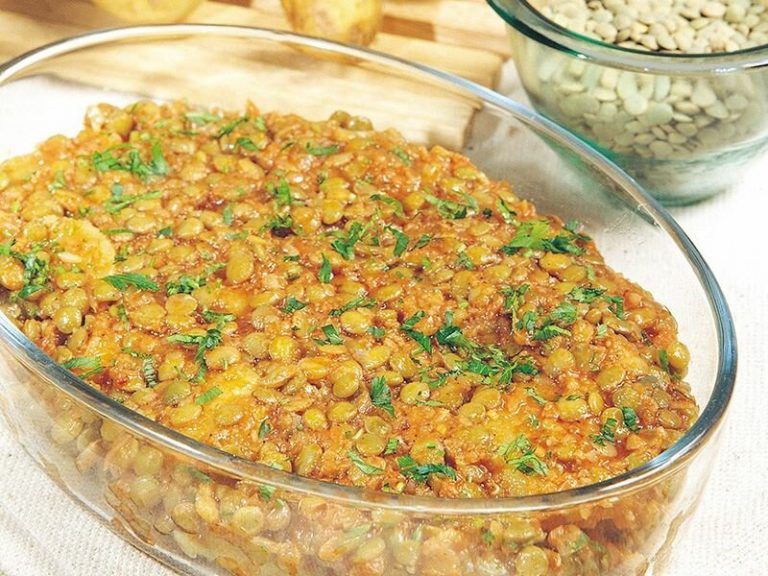 Mercimekli Patates Oturtma