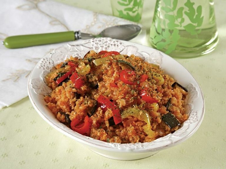 Sebzeli Bulgur Pilavı