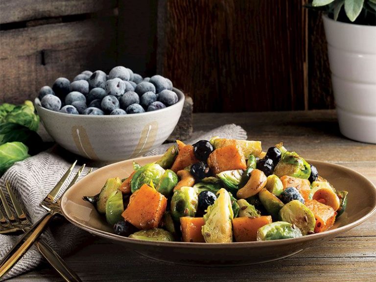 Tatlı Patatesli Brüksel Lahanası