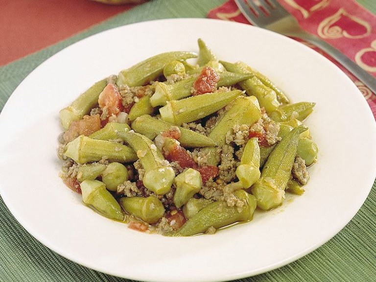 Kıymalı Bamya