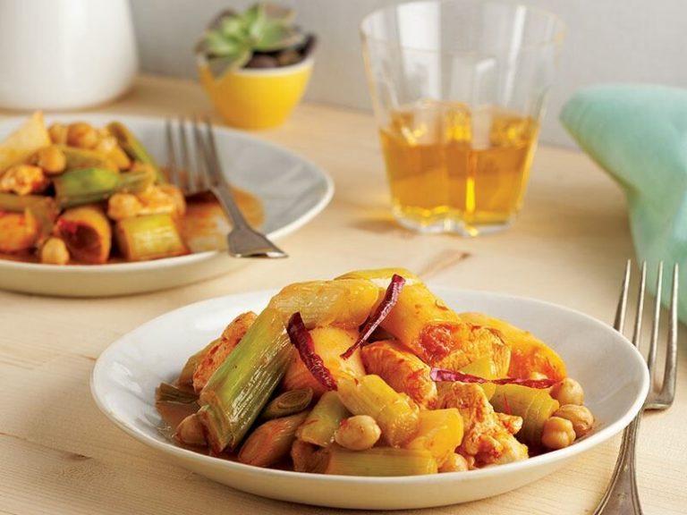 Nohutlu Tavuklu Pırasa