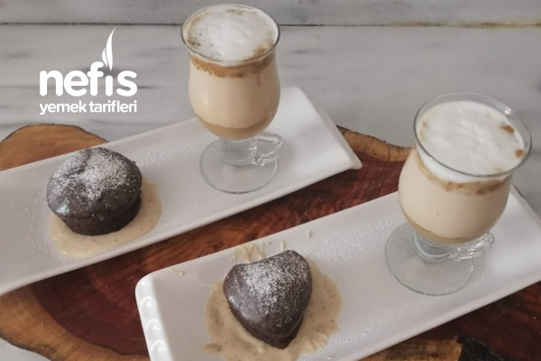 Amerikan Browni Eşliğinde Dalgona Kahve Videolu