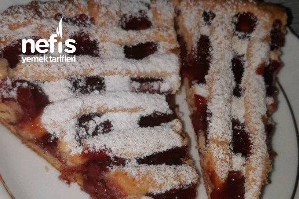 Tart Kalıbı Olmadan Kolay Çilekli Tart