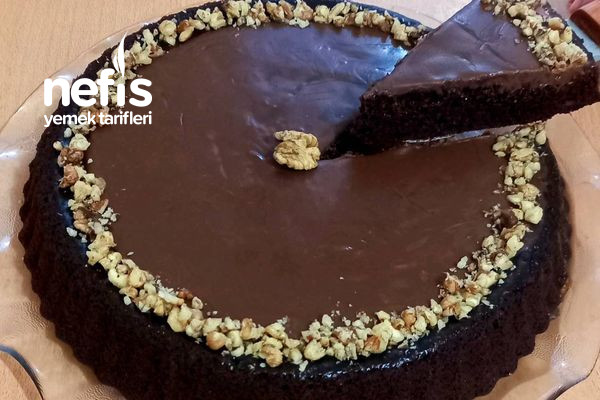 Çikolata Soslu Tart Kek Browni Tadında