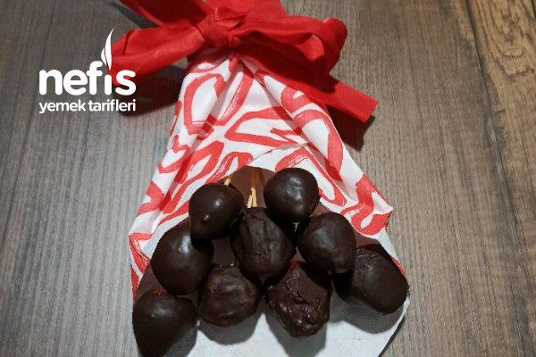 Çikolatalı Çilek Buketi