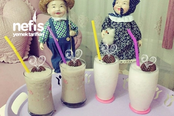 Çilekli Kakaolu Milkshake