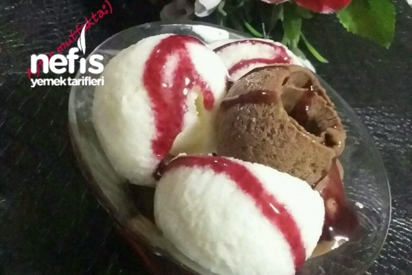 Konutta Hakiki Maraş Dondurması  Sade / Çikolatalı