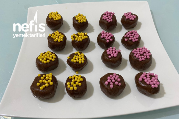 5 Dakikada Çikolatalı Truffle (Sadece 3 Malzemeyle Truff)