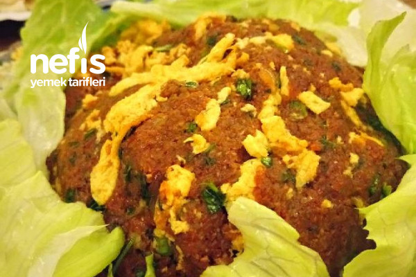 Urfa Usulü Yumurtalı Çiğ Köfte