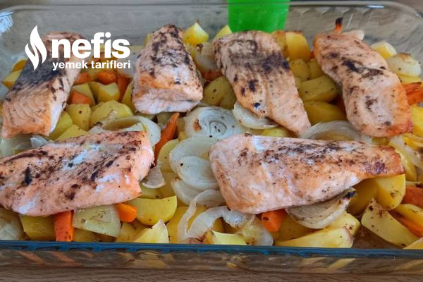 Sebzeli Somon Balığı